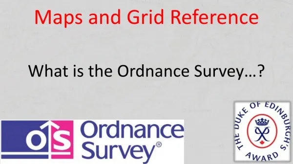 Maps and Grid Reference