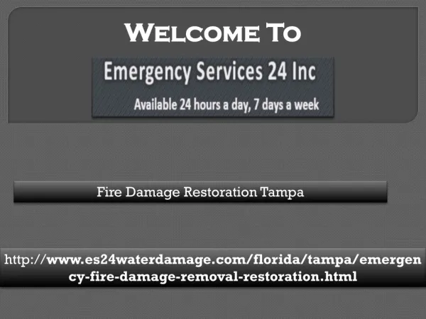 Fire Damage Restoration Tampa