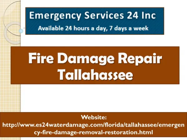 Fire Damage Repair Tallahassee