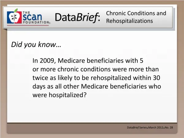 Chronic Conditions and Rehospitalizations