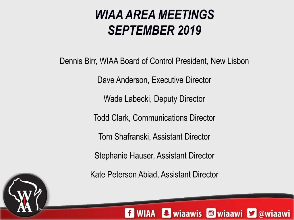wiaa area meetings september 2019