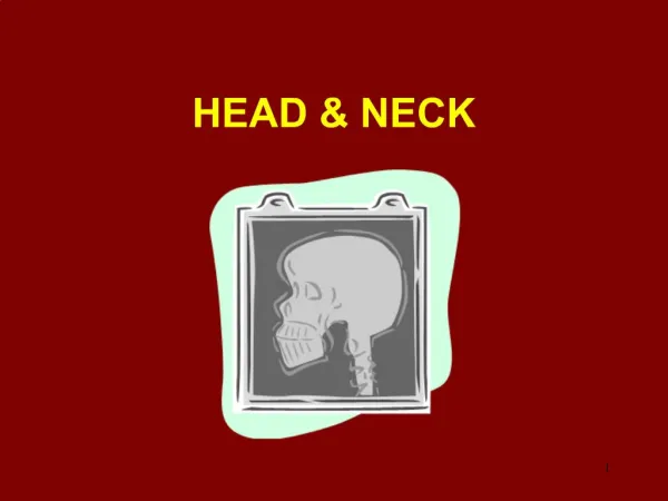 PPT - Head And Neck Diseases PowerPoint Presentation, Free Download ...