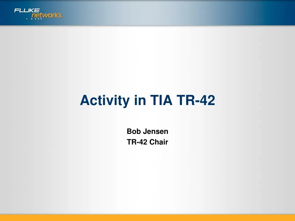 activity in tia tr 42