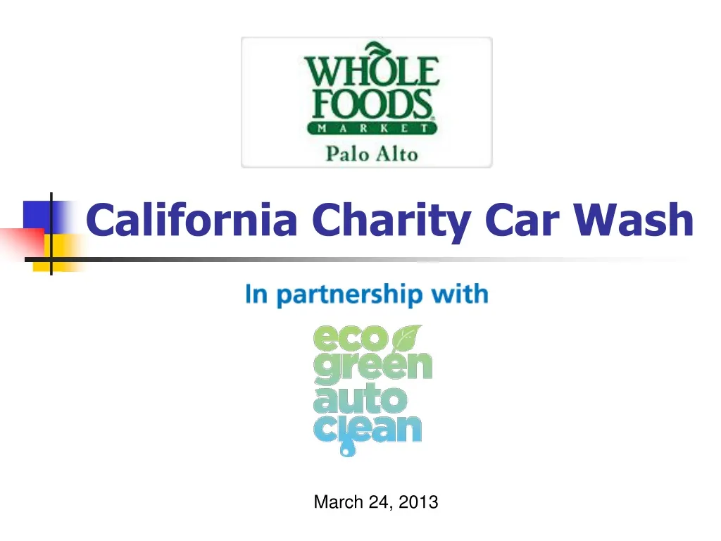 california charity car wash