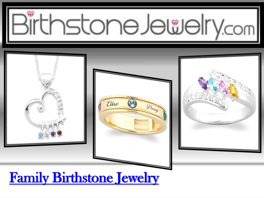 family birthstone jewelry
