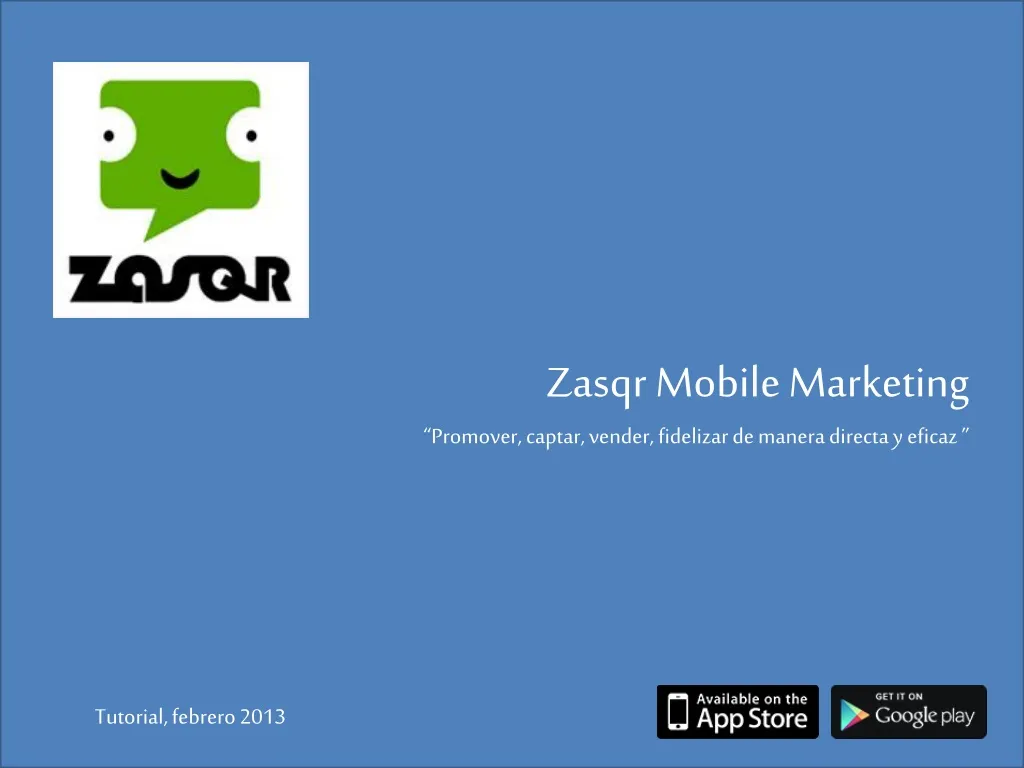 zasqr mobile marketing promover captar vender