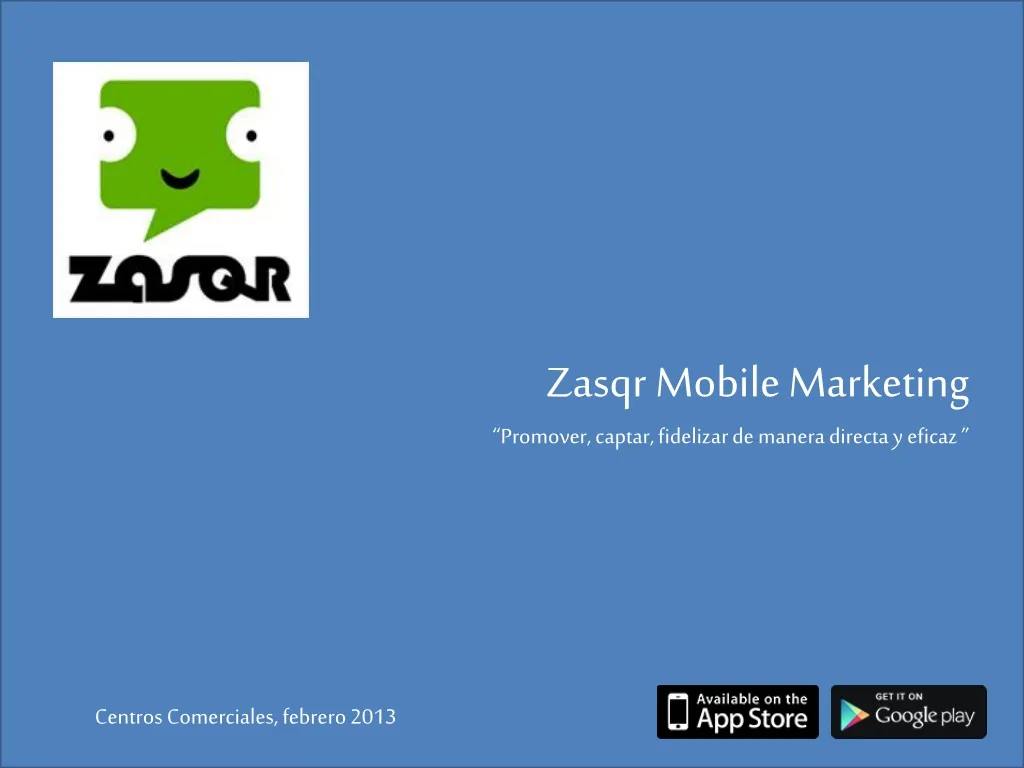 zasqr mobile marketing promover captar fidelizar