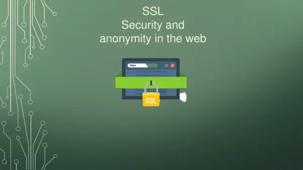 SSL Security and anonymity in the web