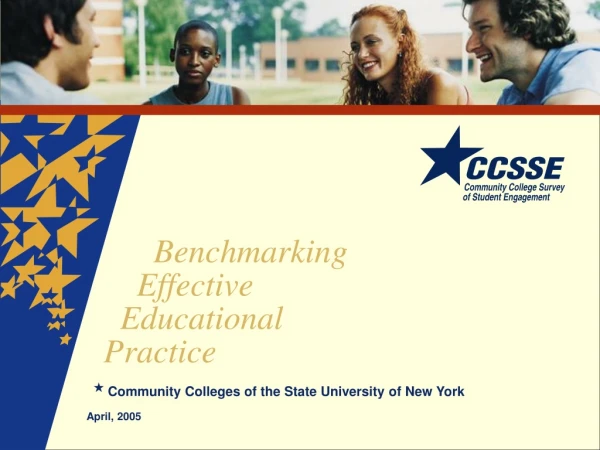 Benchmarking Effective Educational Practice