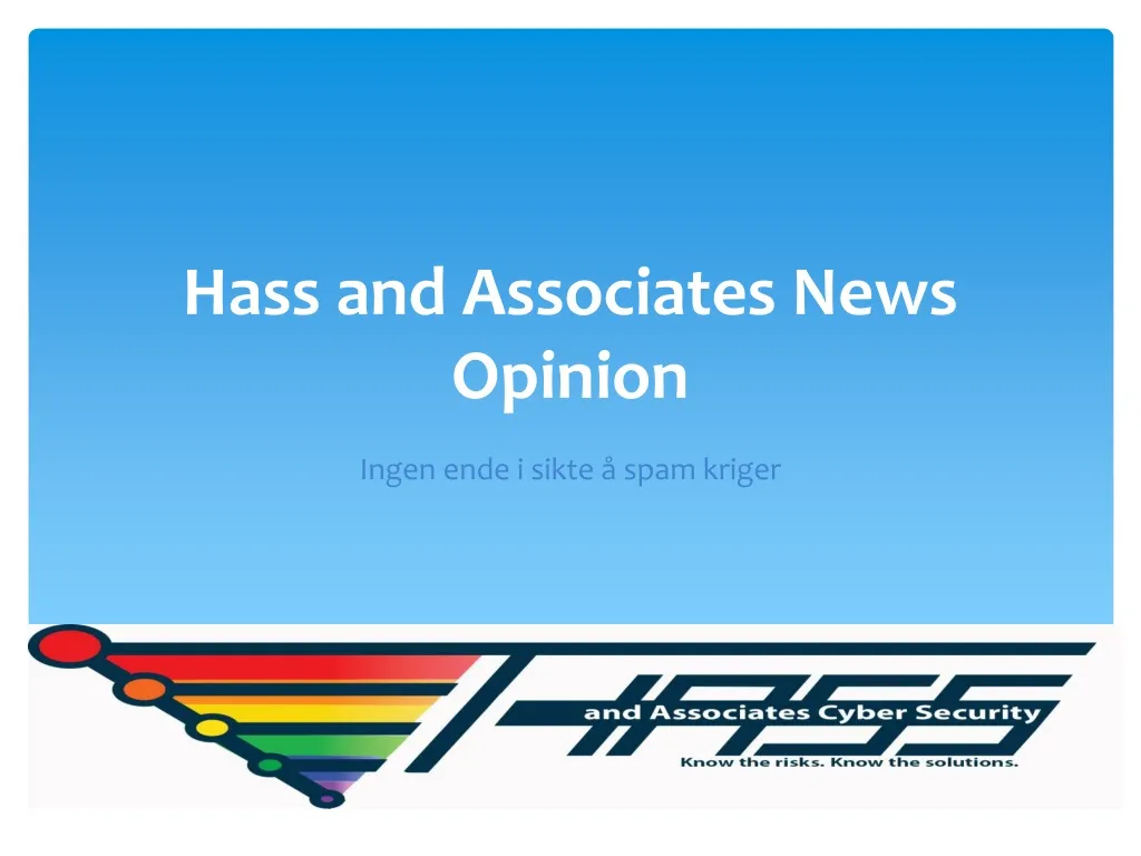 hass and associates news opinion