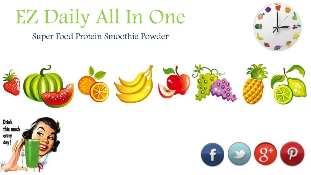 ez daily all in one super food protein smoothie