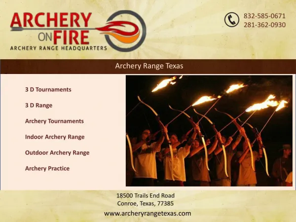 Archery Range Texas