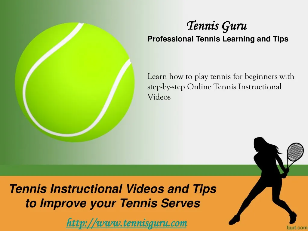 tennis instructional videos and tips to improve your tennis serves