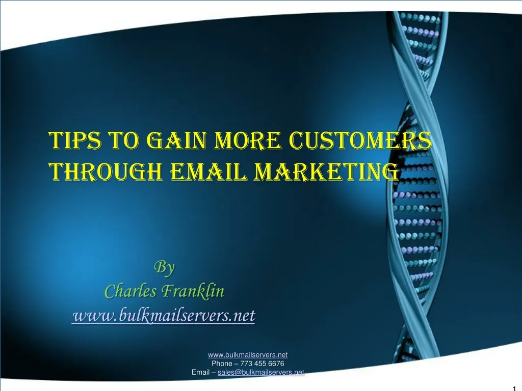 tips to gain more customers through email