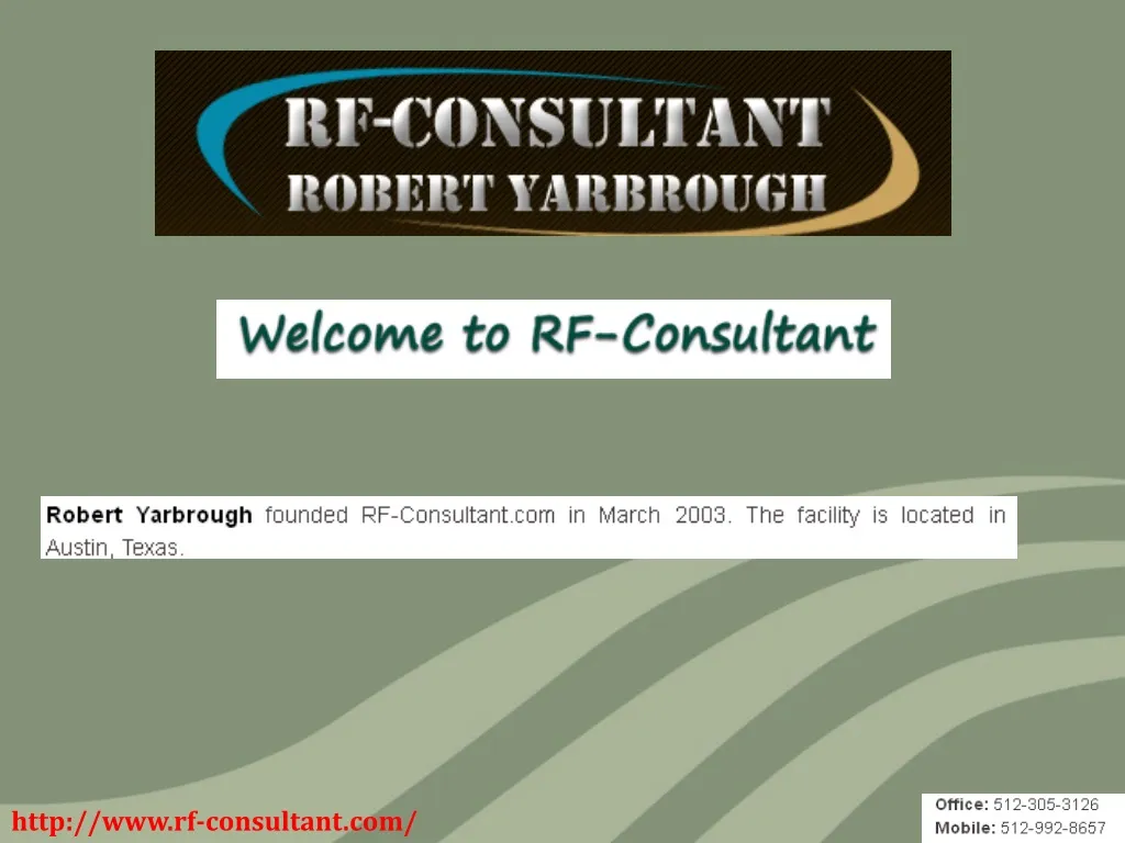 http www rf consultant com