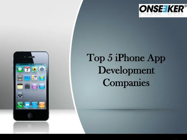 Top 5 iPhone App Development Companies