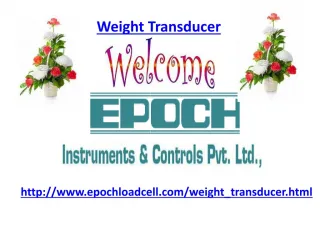 weight Transducer - slide 1