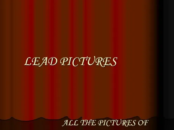LEAD PICTURES