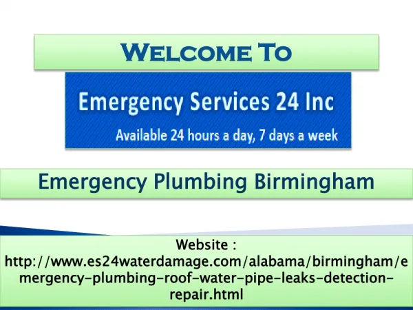 Emergency Plumbing Birmingham