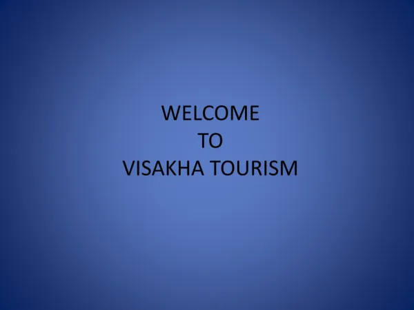 Visakhapatnam-Araku Valley Tourism,Vizag-Araku Tours