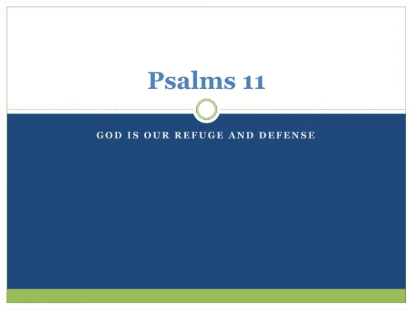 Psalms 11