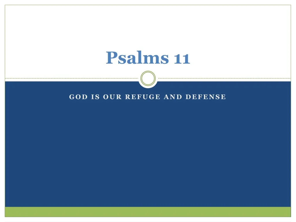 psalms 11