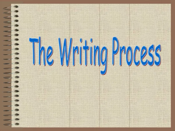 The Writing Process