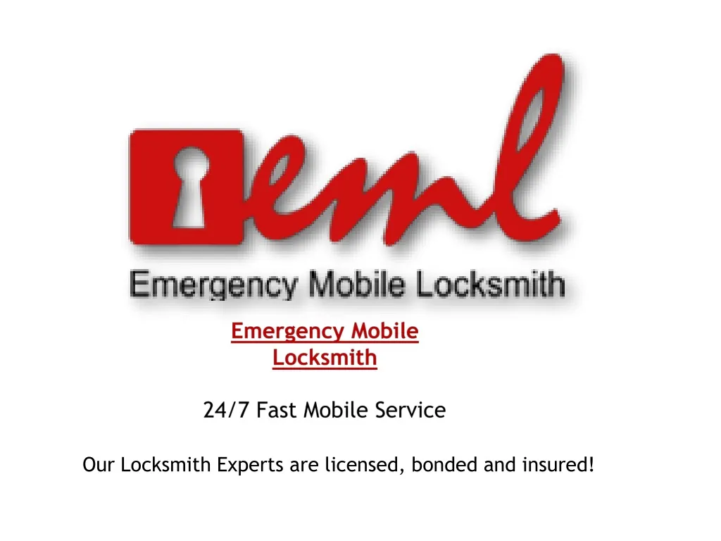 emergency mobile locksmith 24 7 fast mobile service