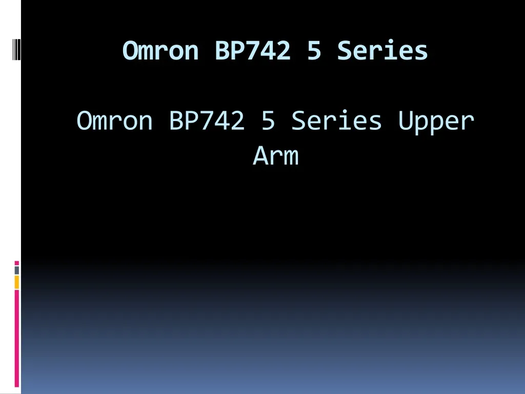 omron bp742 5 series omron bp742 5 series upper arm