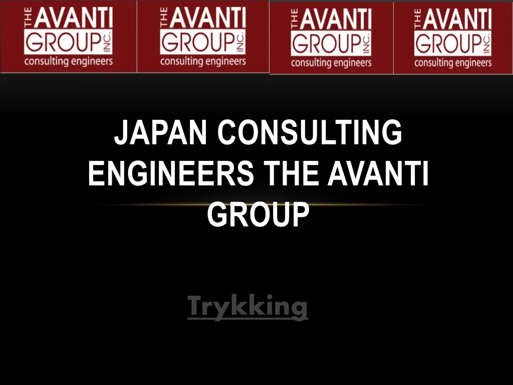 japan consulting engineers the avanti group