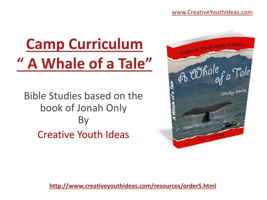 camp curriculum a whale of a tale