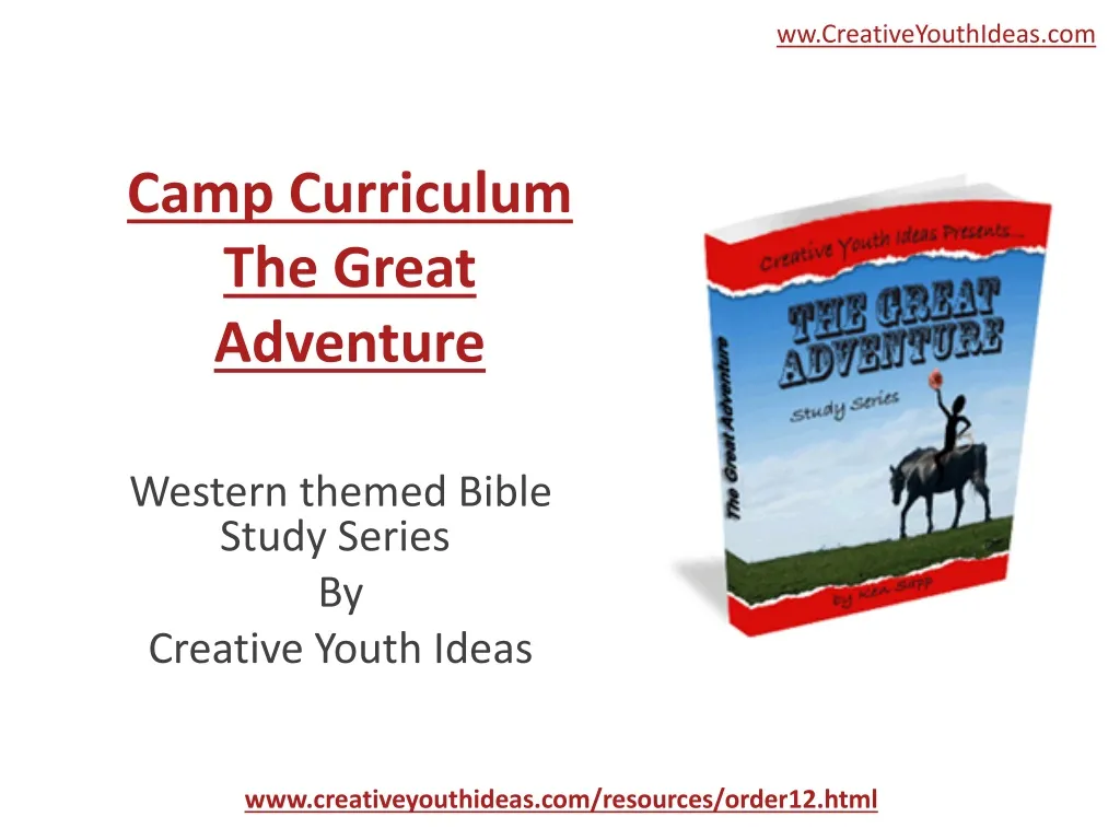 camp curriculum the great adventure