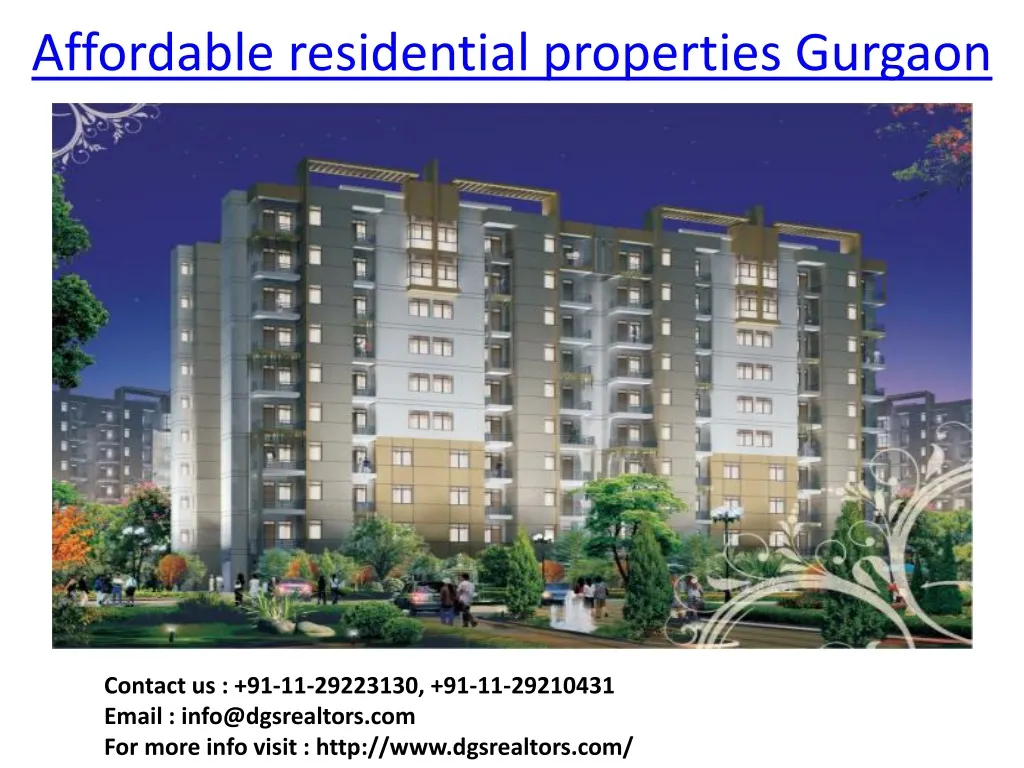 affordable residential properties gurgaon