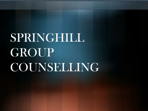 Springhill Group Counselling - Symptoms of Compulsive Eating