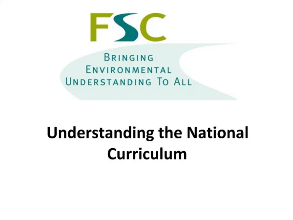 Understanding the National Curriculum