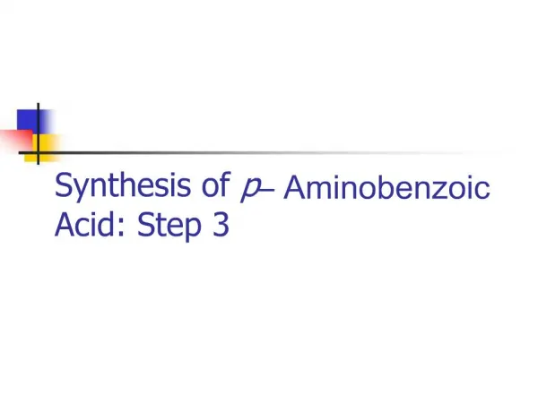 Synthesis of p