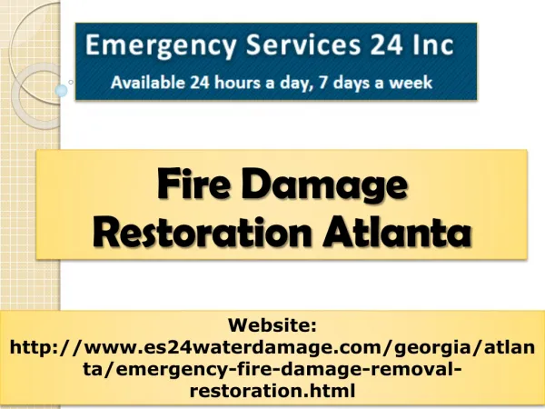 fire damage restoration atlanta