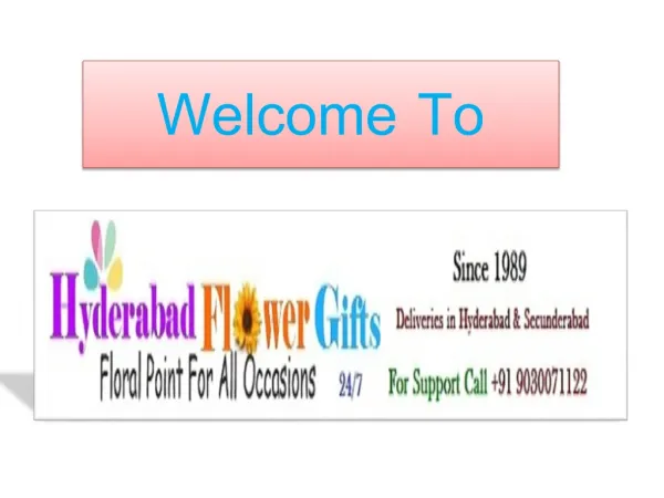Hyderabad Flower Gifts - Online Florists in Hyderabad @ 9030071122