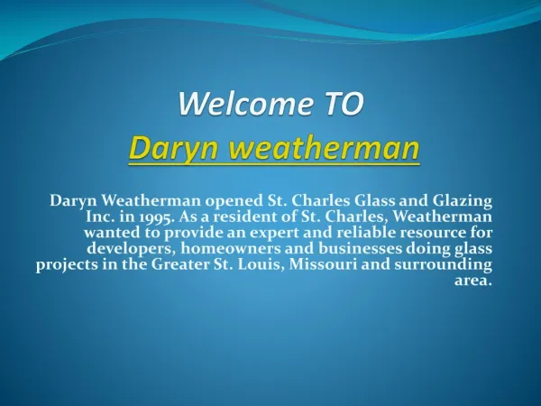 Daryn Weatherman