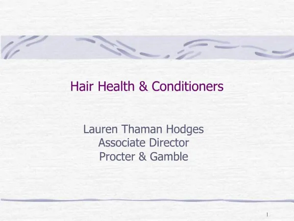 Hair Health Conditioners