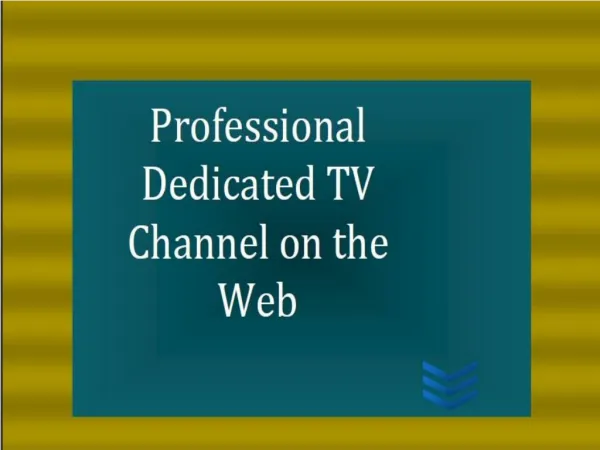 Web tv | Webinar | Video streaming