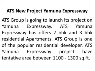 ATS YAMUNA EXPRESSWAY NEW PROJECT CALL-8527790926