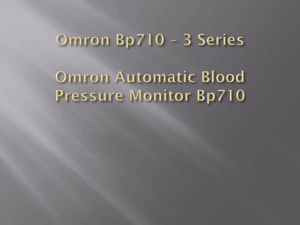 omron bp710 3 series omron automatic blood pressure monitor bp710