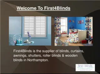 Curtains and blinds showroom in Northampton - slide 1