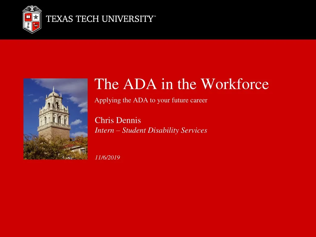 the ada in the workforce applying the ada to your future career