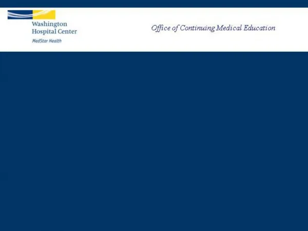 Office of Continuing Medical Education