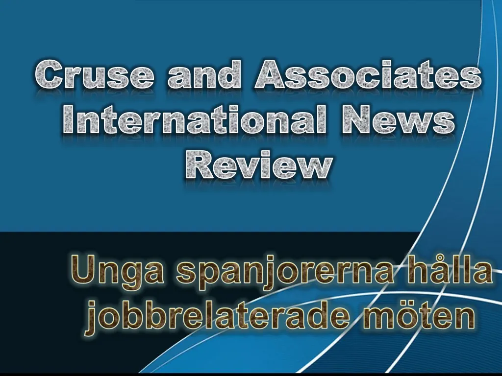 cruse and associates international news review
