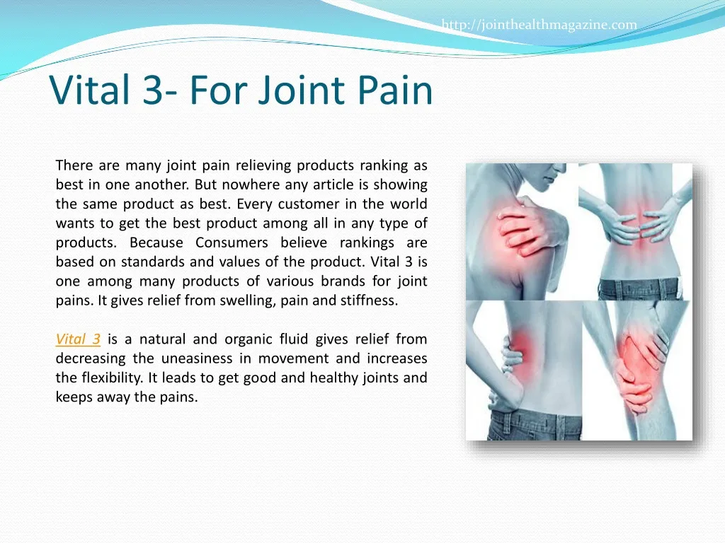 vital 3 for joint pain