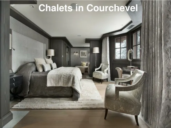 chalets in Courchevel