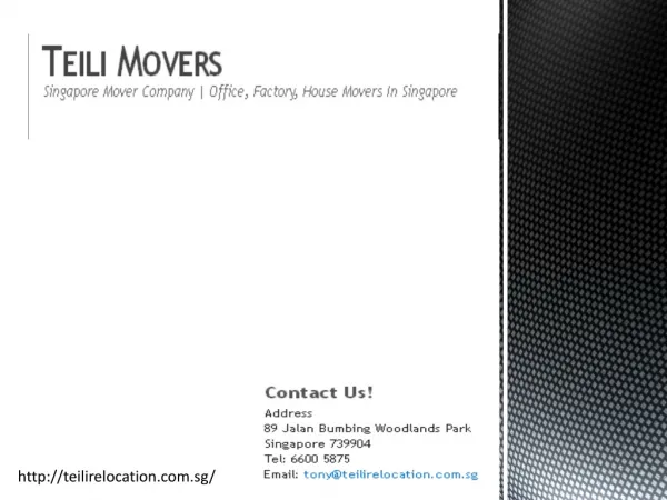 Singapore Movers
